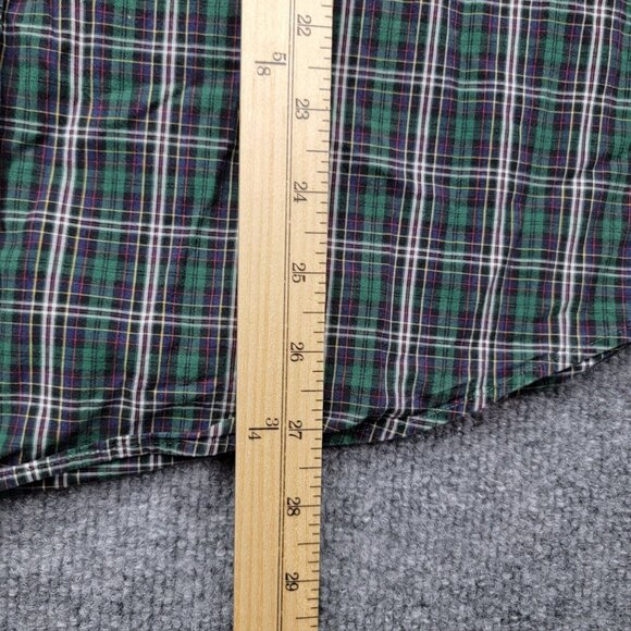 Ralph Lauren Shirt Mens Medium Green Plaid Button Down Long Sleeve Preppy Casual - Picture 5 of 9